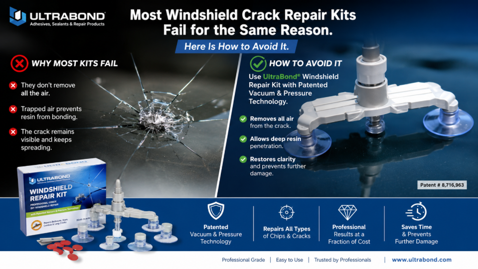 best windshield crack repair kits