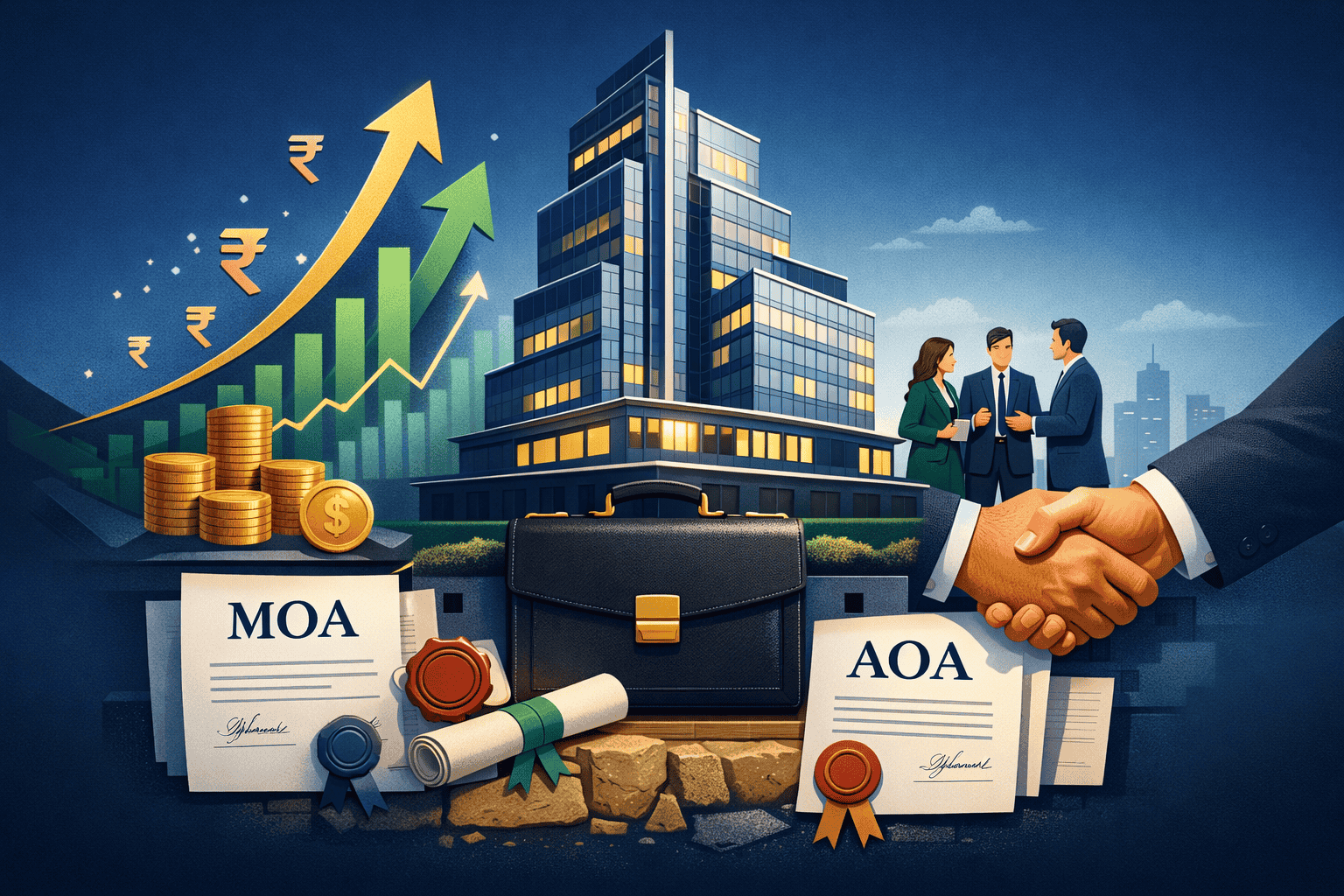 Role of MOA and AOA in Securing Funding and Investment