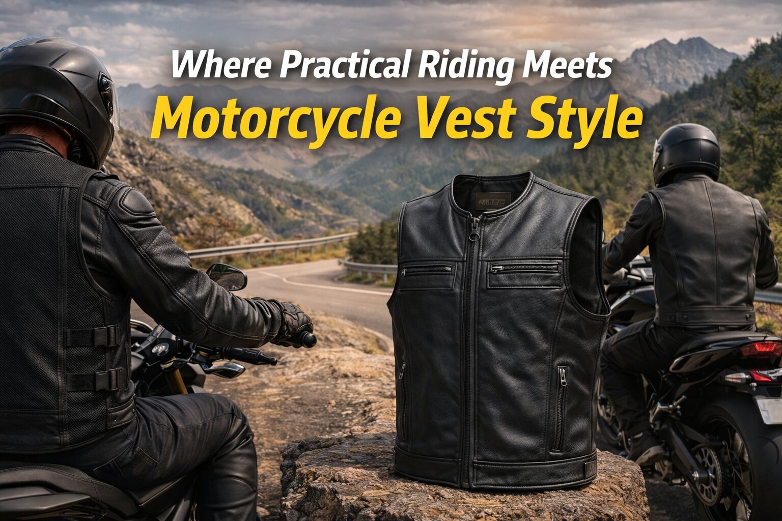 Where Practical Riding Meets Motorcycle Vest Style
