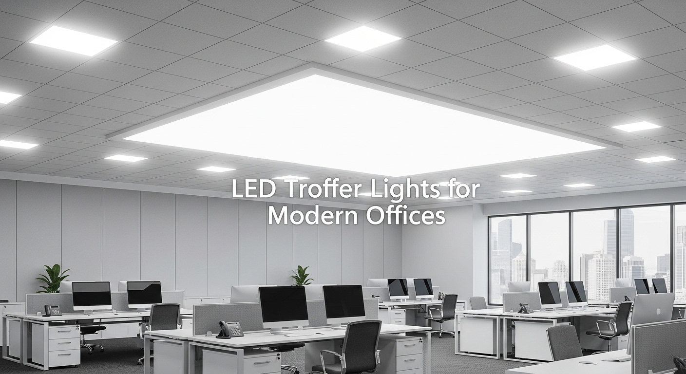 LED Troffer Lights for Modern Offices and Commercial Lighting