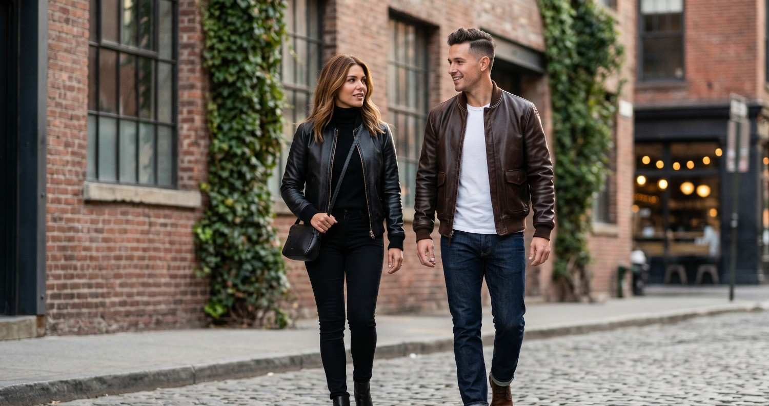 Bomber Leather Jacket