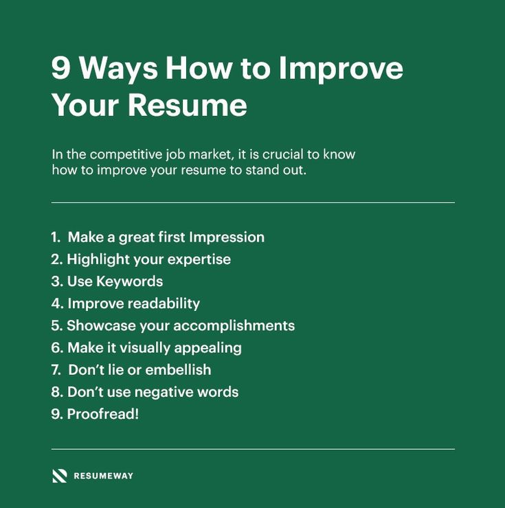 How Do I Improve My Resume?
