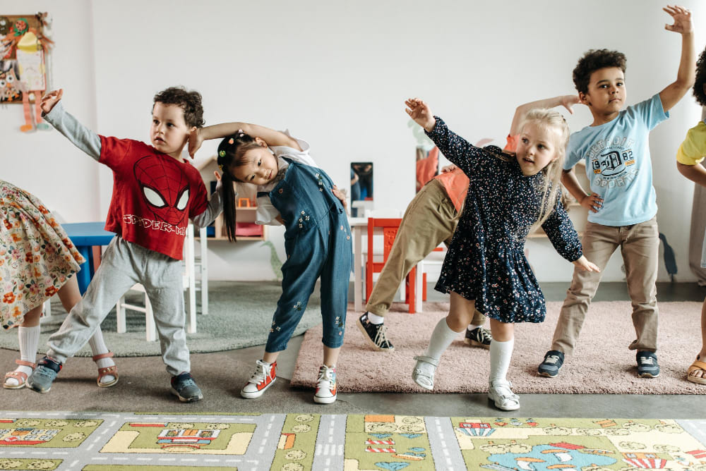 Ballet class for children