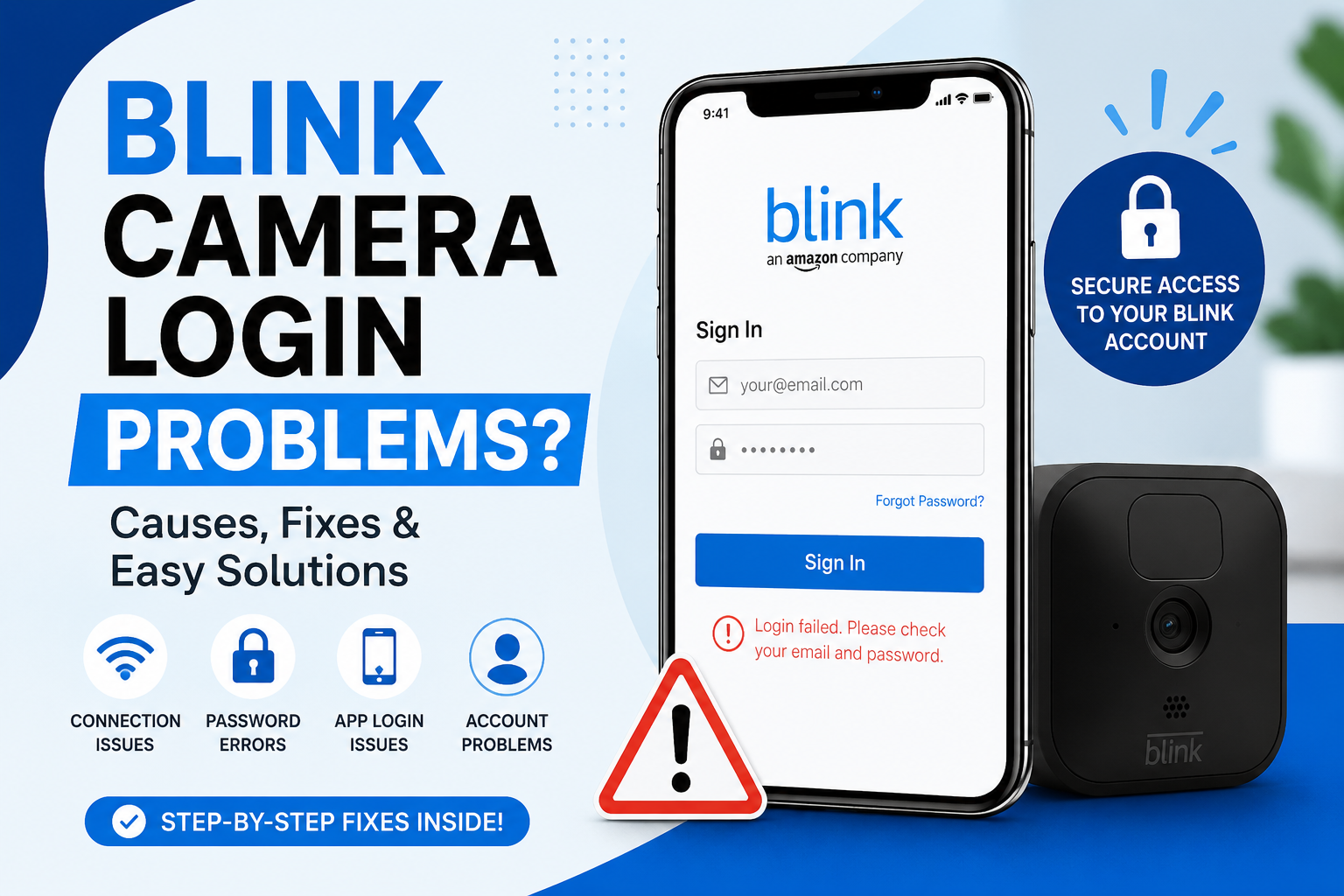 Blink camera login
