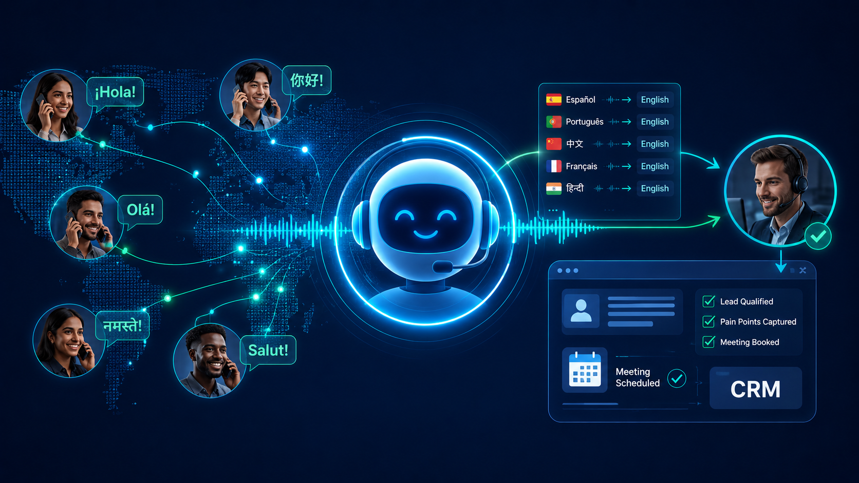 multilingual AI voice assistant