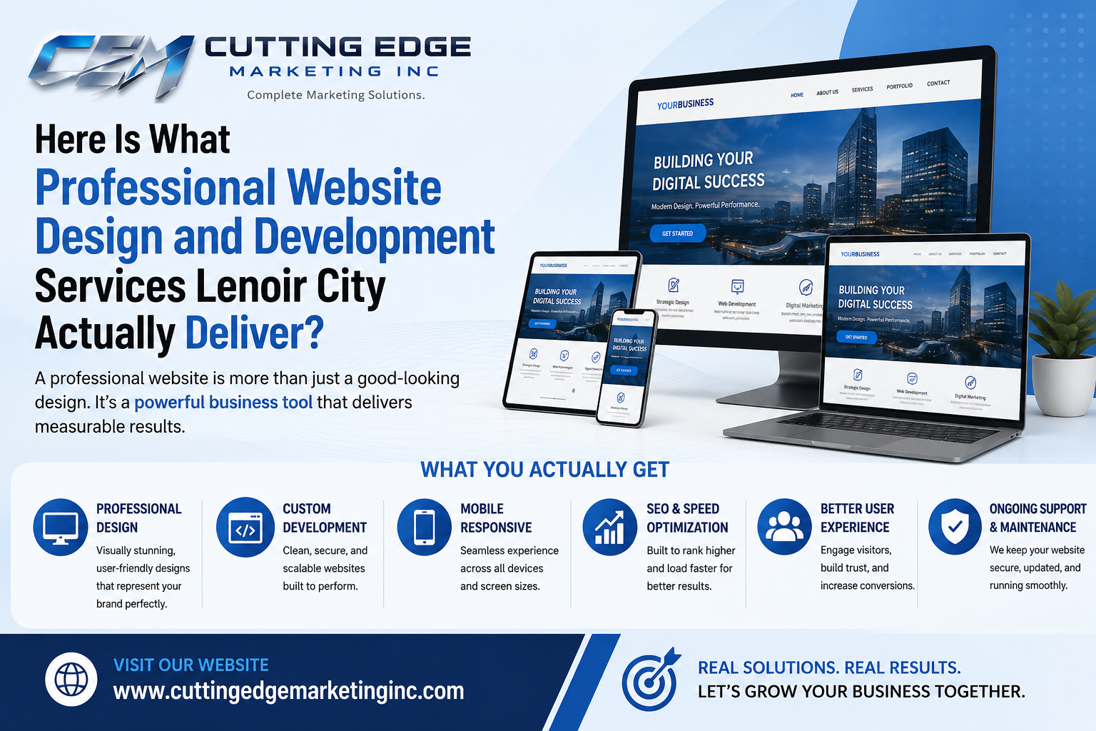 Website Design & Development services Lenoir City