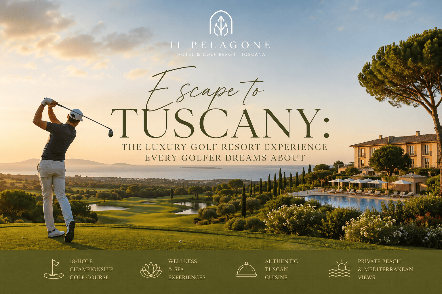 The Best Golf Resort in Tuscany for Luxury Golf Holidays in Italy-ilpelagone