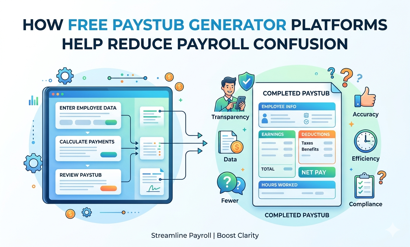 How Free Paystub Generator Platforms Help Reduce Payroll Confusion