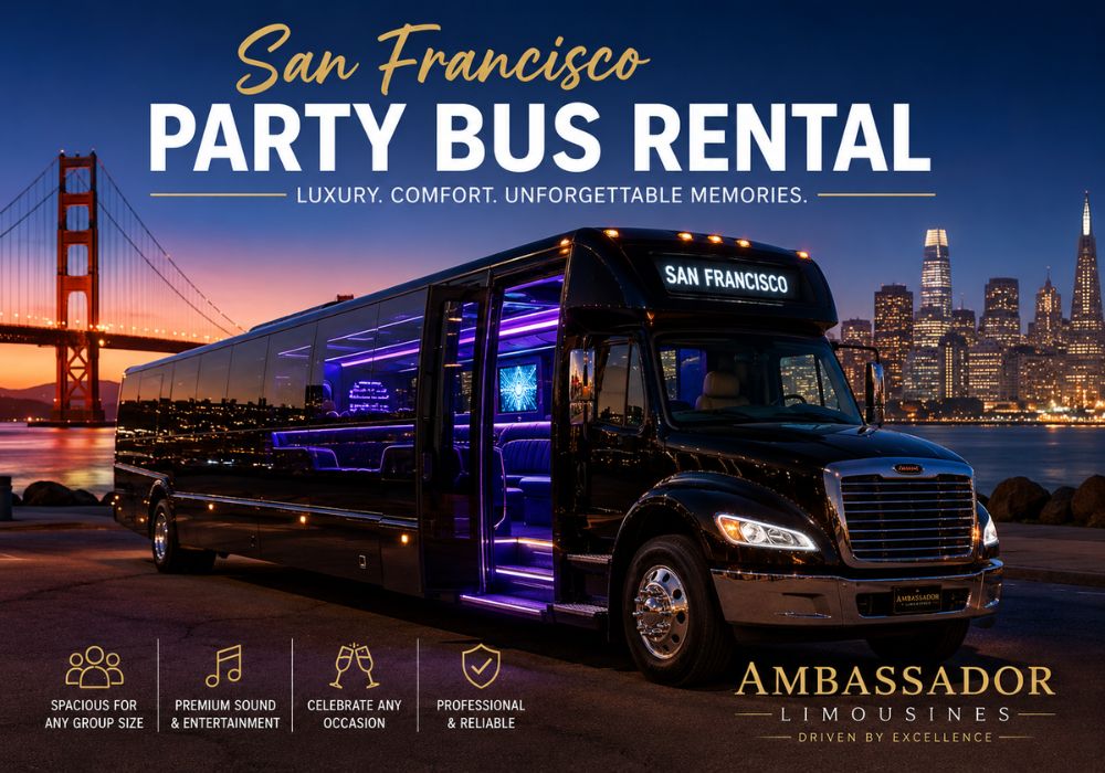 San Francisco Party bus rental service