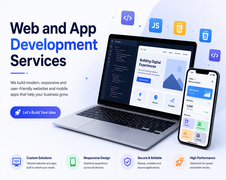 Web and App Development Services for Business Growth