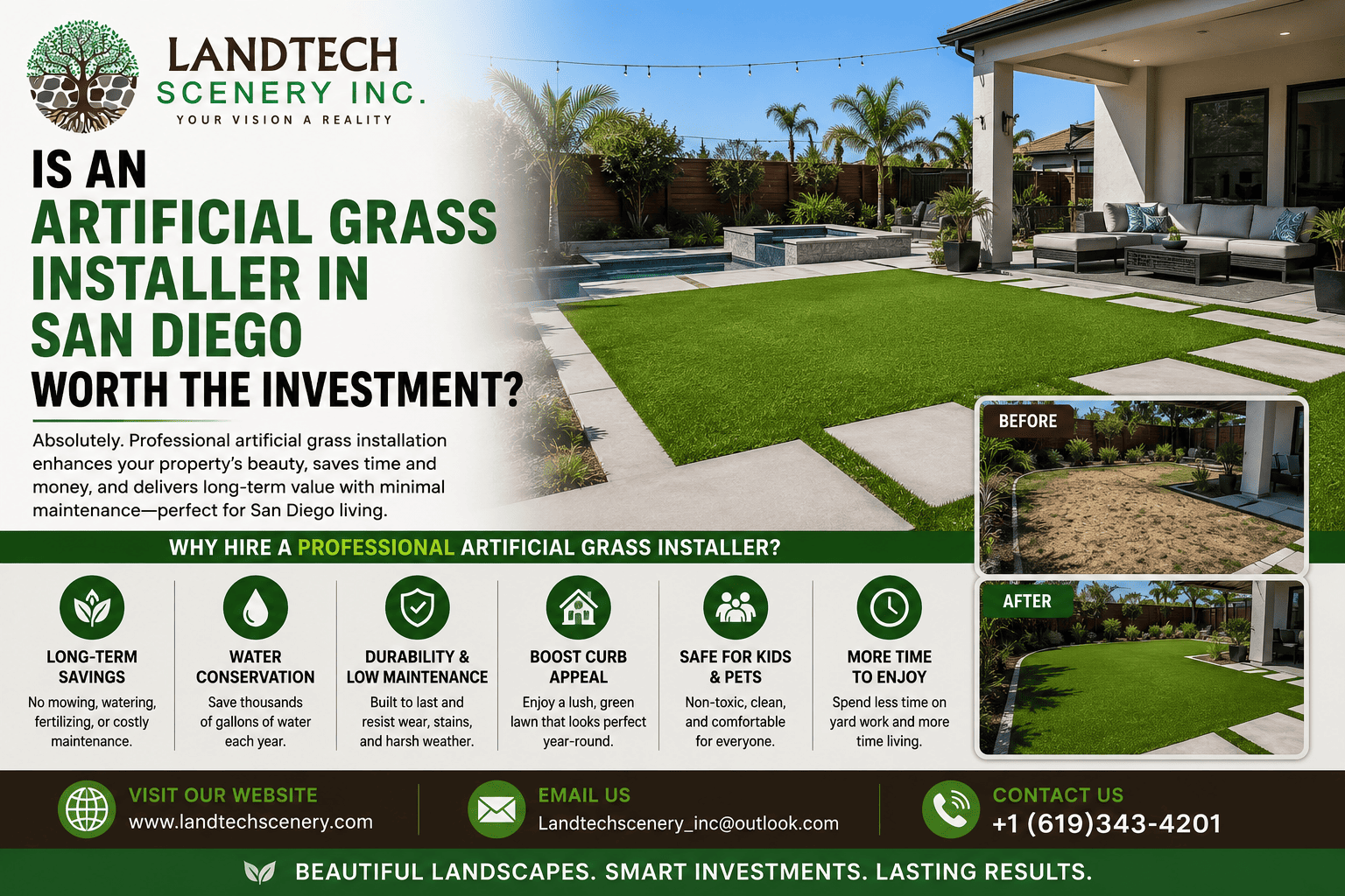 artificial grass installer San Diego