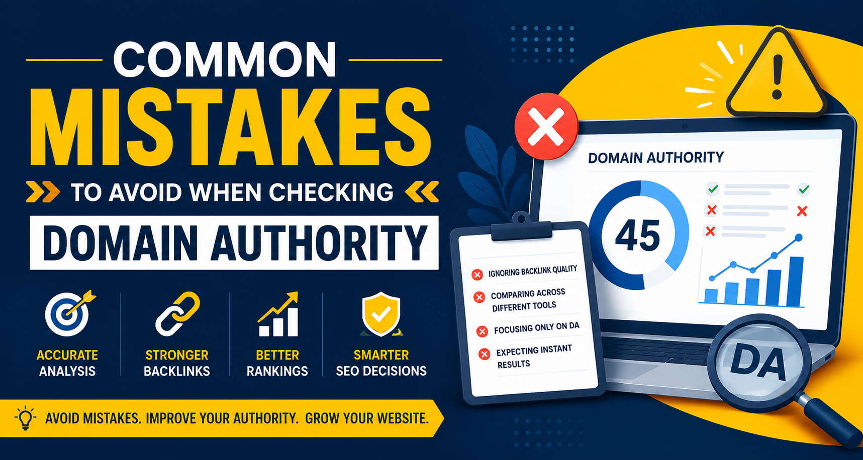 Common Mistakes to Avoid When Checking Domain Authority