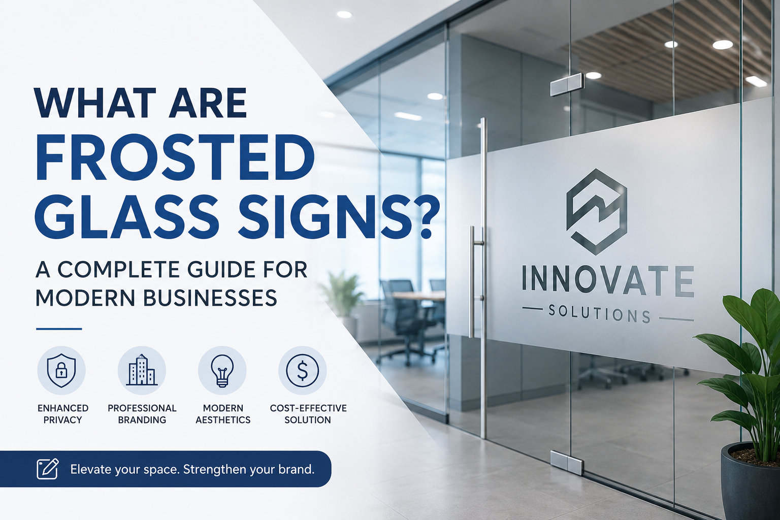Frosted Glass Signs