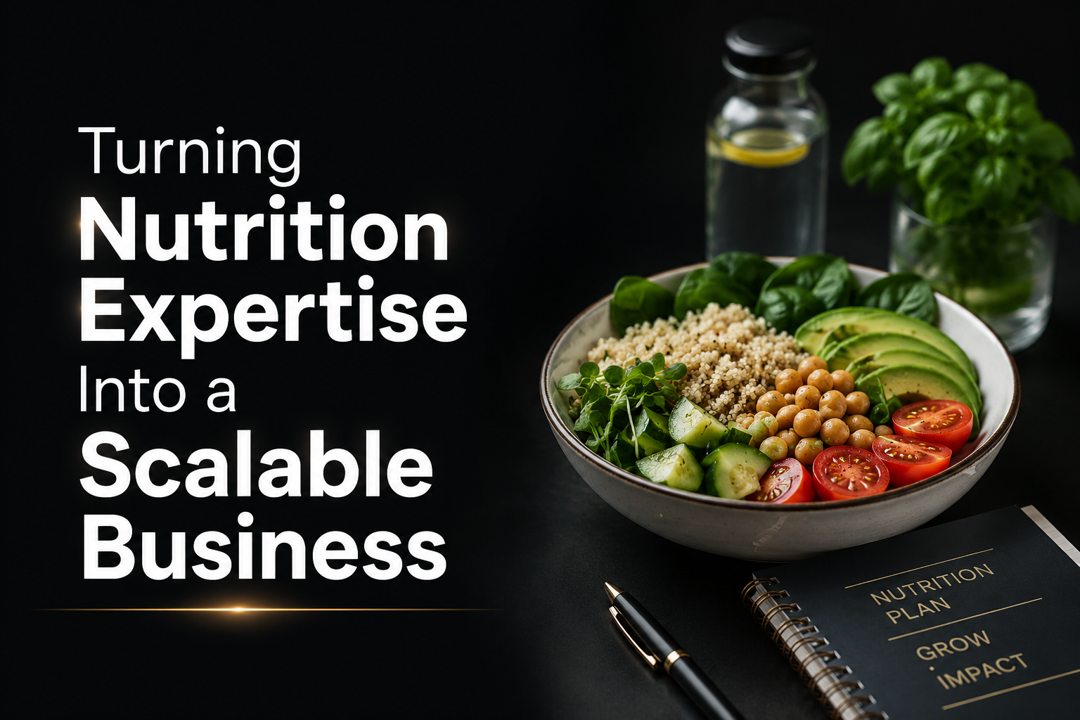 Turning Nutrition Expertise Into a Scalable Business