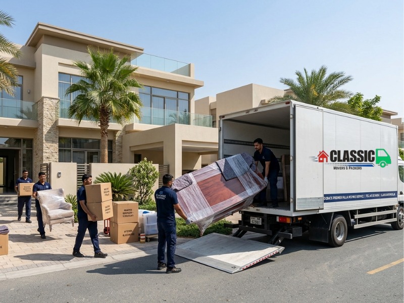 Movers in Deira Dubai providing home and office relocation services
