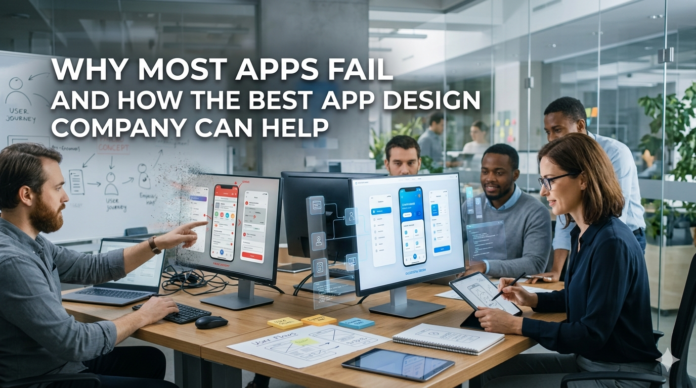 Why Most Apps Fail and How the Best App Design Company Can Help