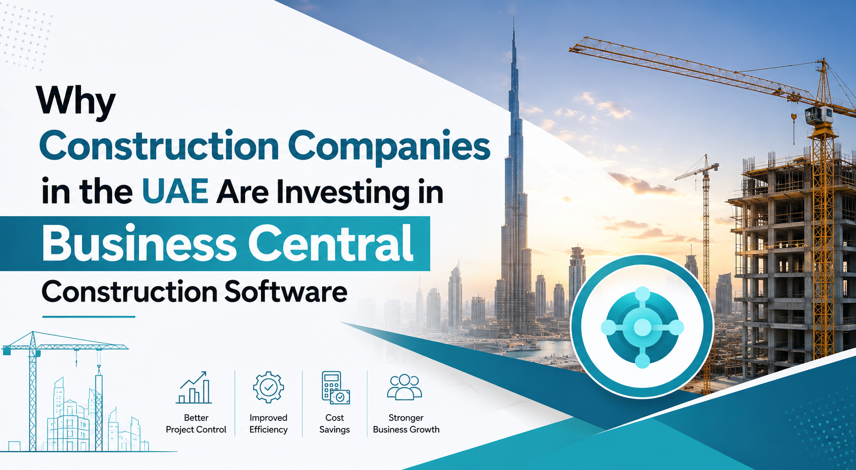 Why construction companies in the UAE are investing in Business Central construction software to enhance project management, cost control, and business performance.