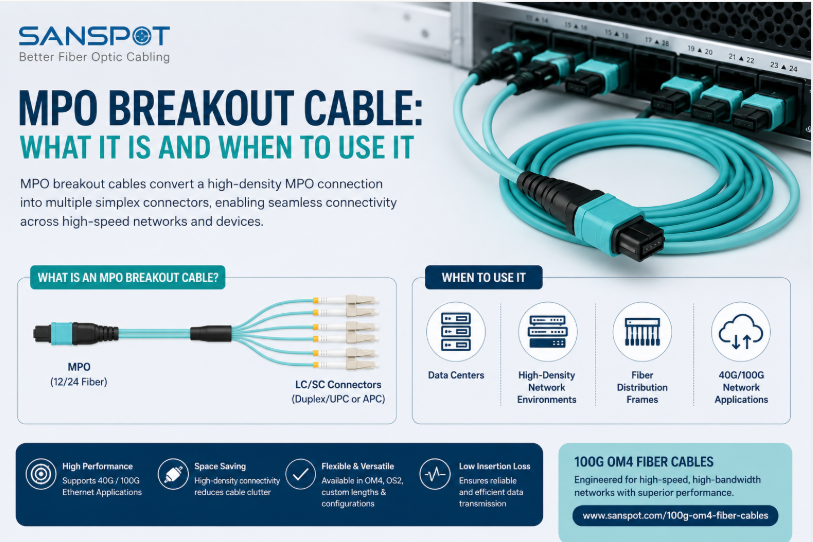mpo breakout cable
