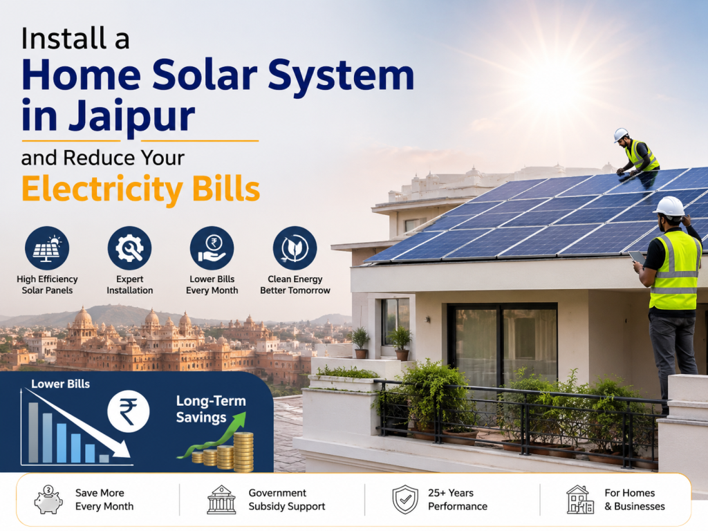 Home Solar Panel Installation in Jaipur | Expert Solutions
