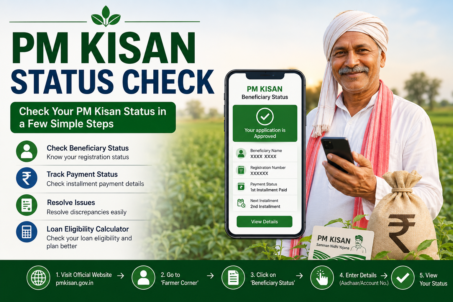 PM Kisan status check