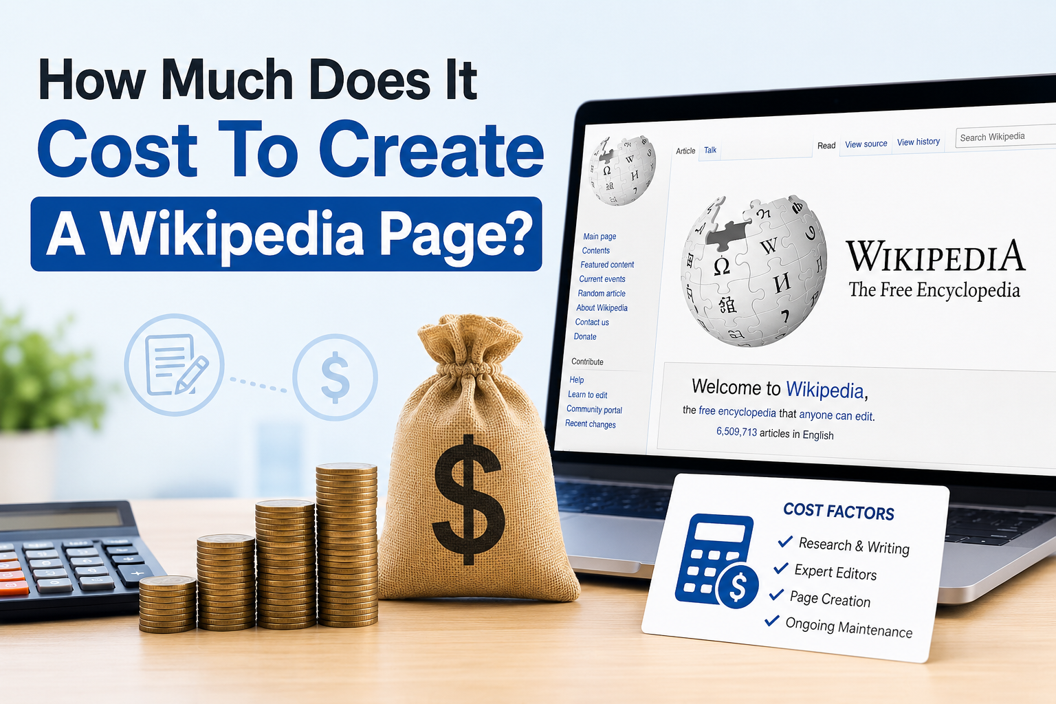 Cost To Create A Wikipedia Page