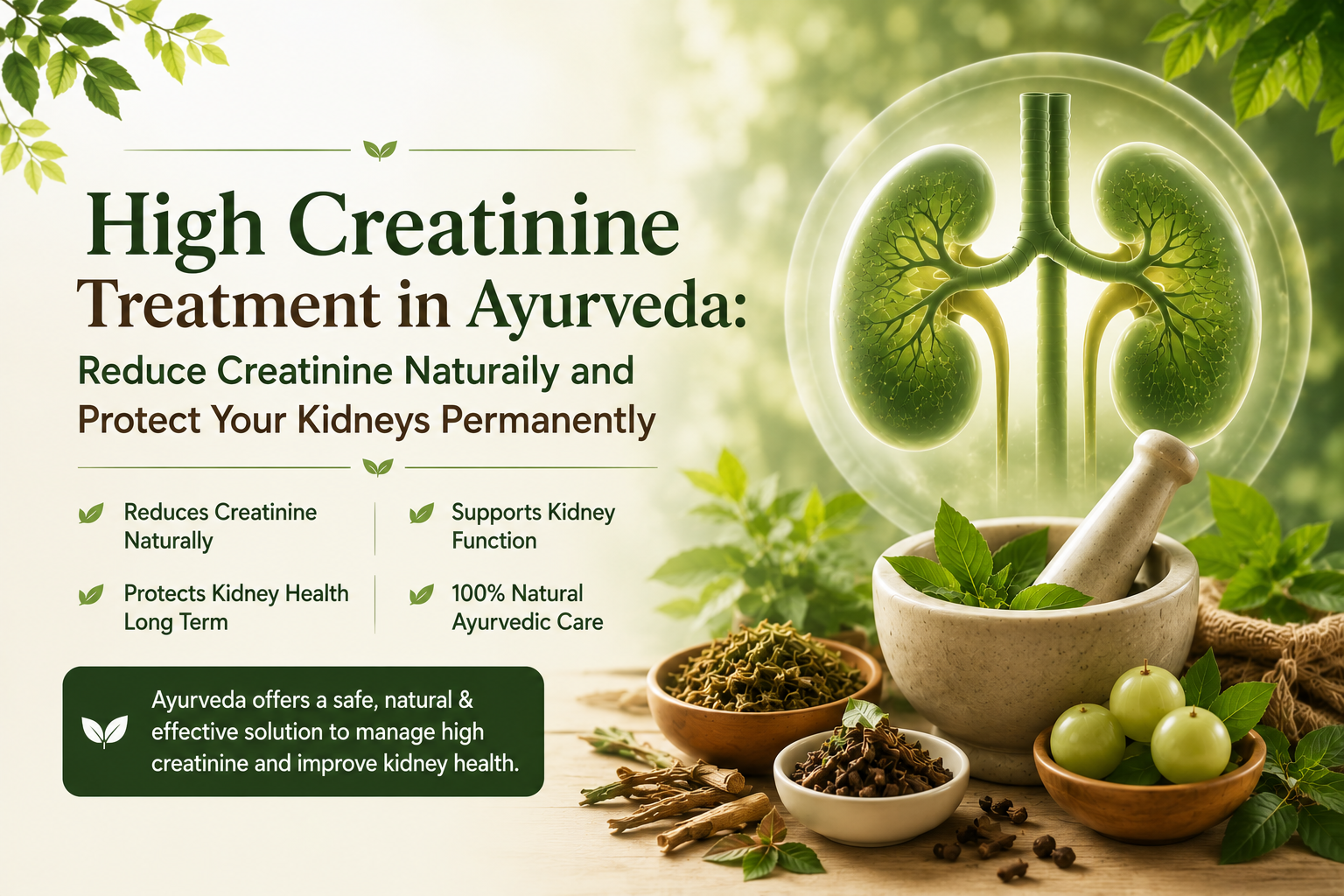 High Creatinine Treatment in Ayurveda