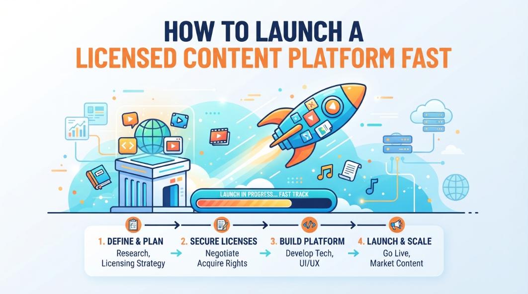 How to Launch a Licensed Content Platform Fast