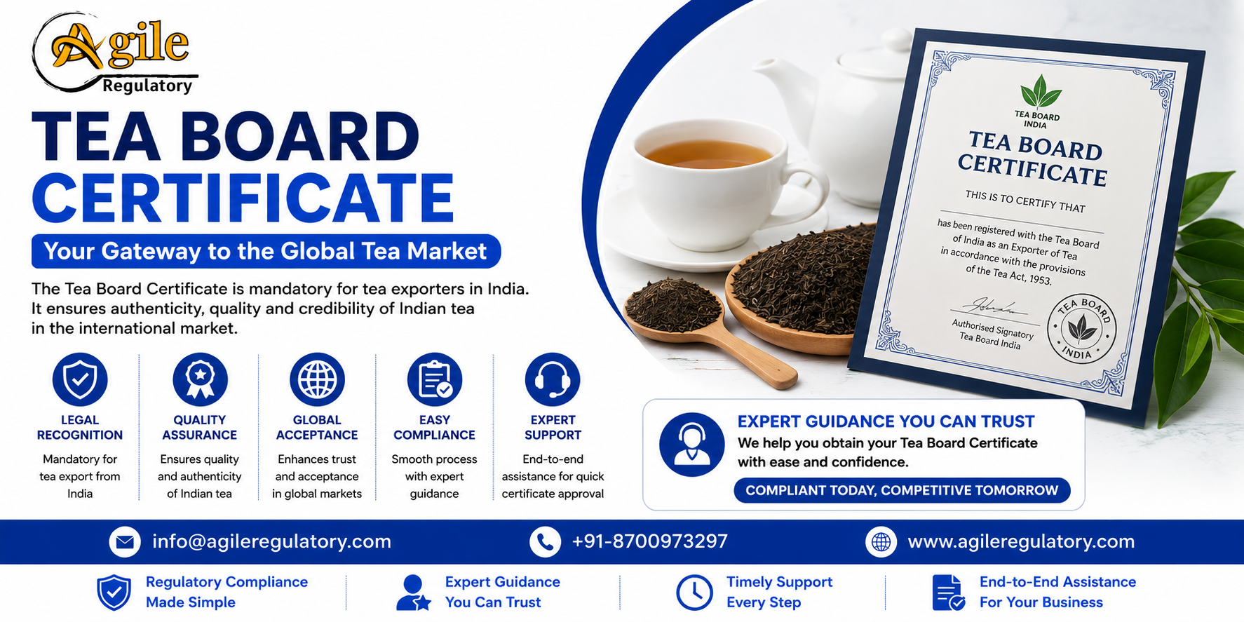 Tea Board Certificate