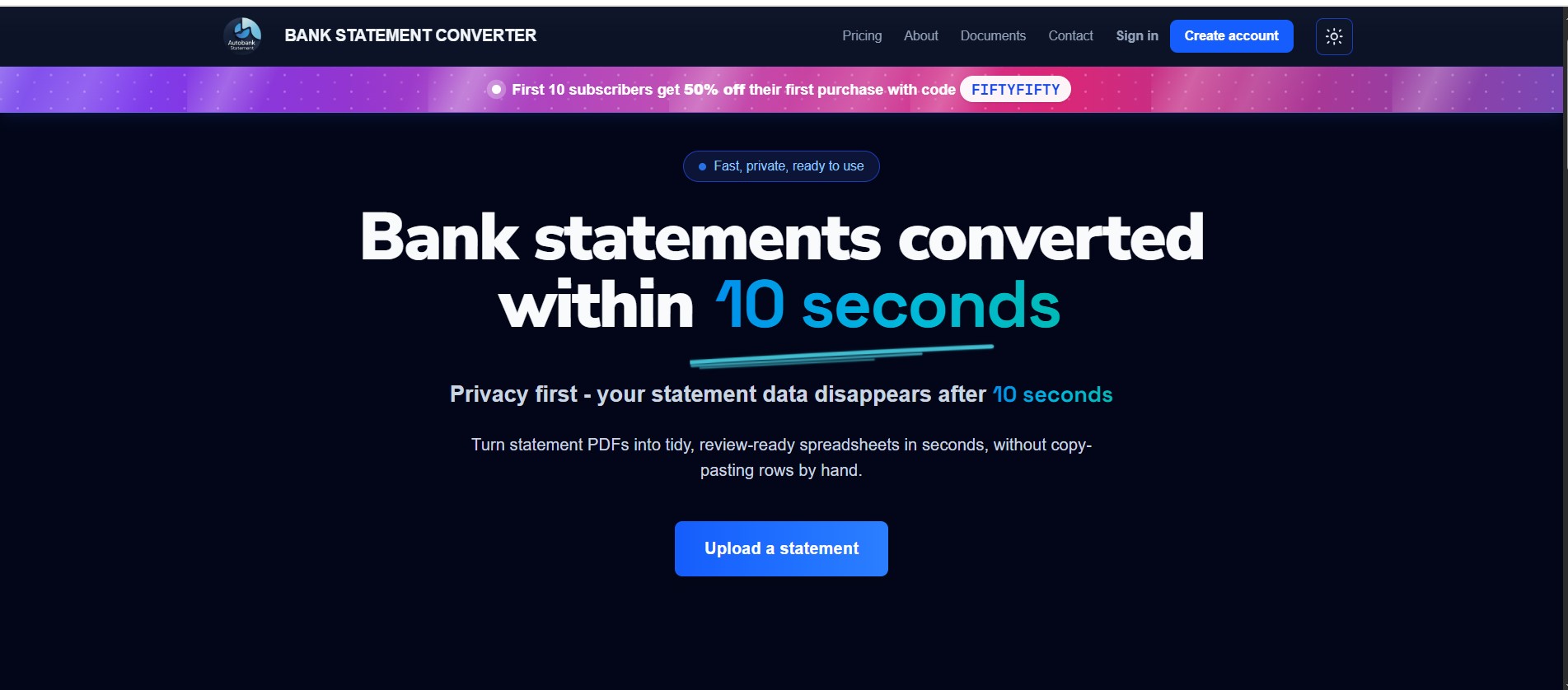 bank statement converter