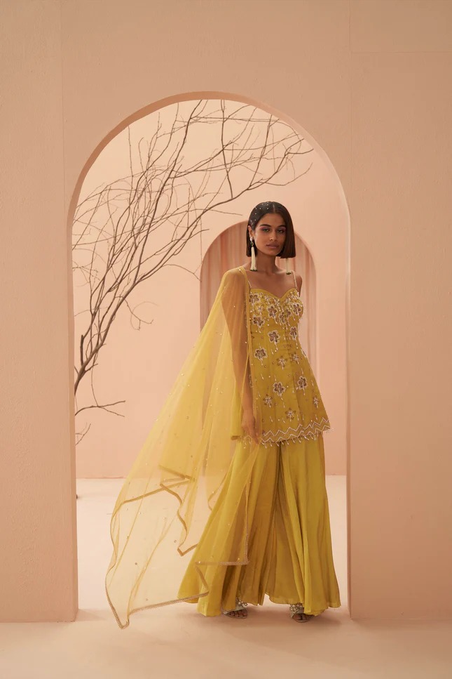 Yellow Kurta Set For Women