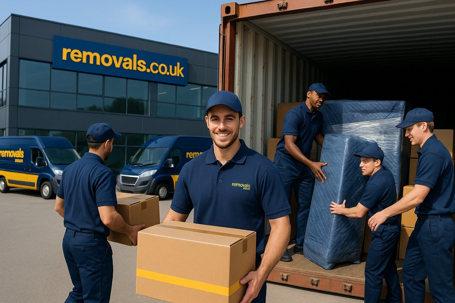Professional international removals to Spain with secure packing, shipping, and door-to-door relocation services.