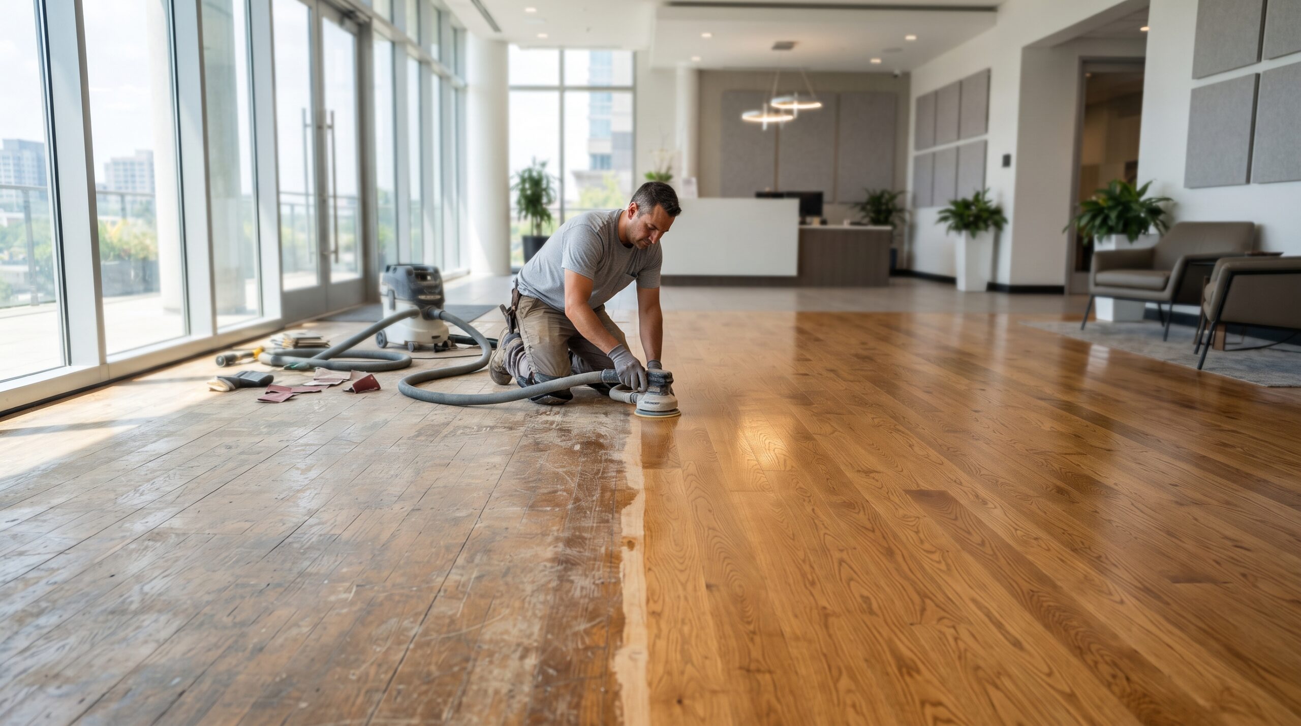 5 Signs Your Commercial Property Needs Hardwood Floor Refinishing