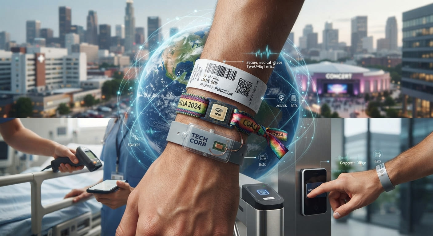How Vinyl and Medtech Wristbands Are Quietly Running the World