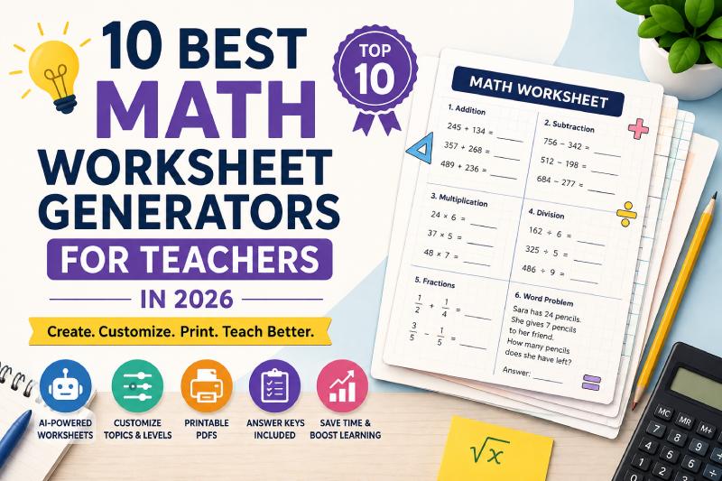 best math worksheet generators