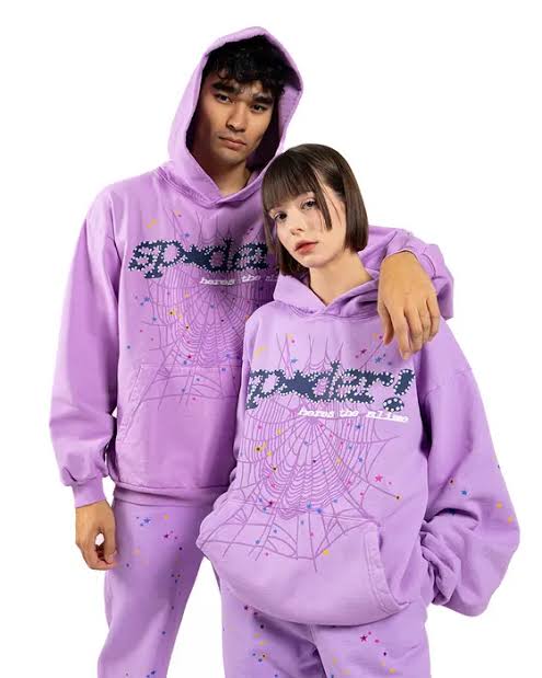 Sp5der Acai Purple Hoodie