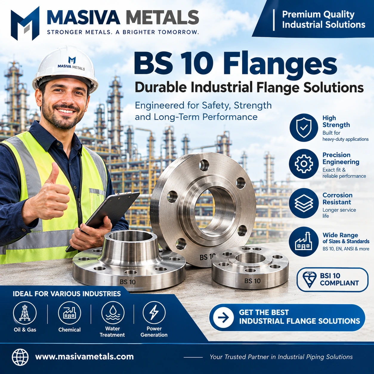 BS 10 Flanges