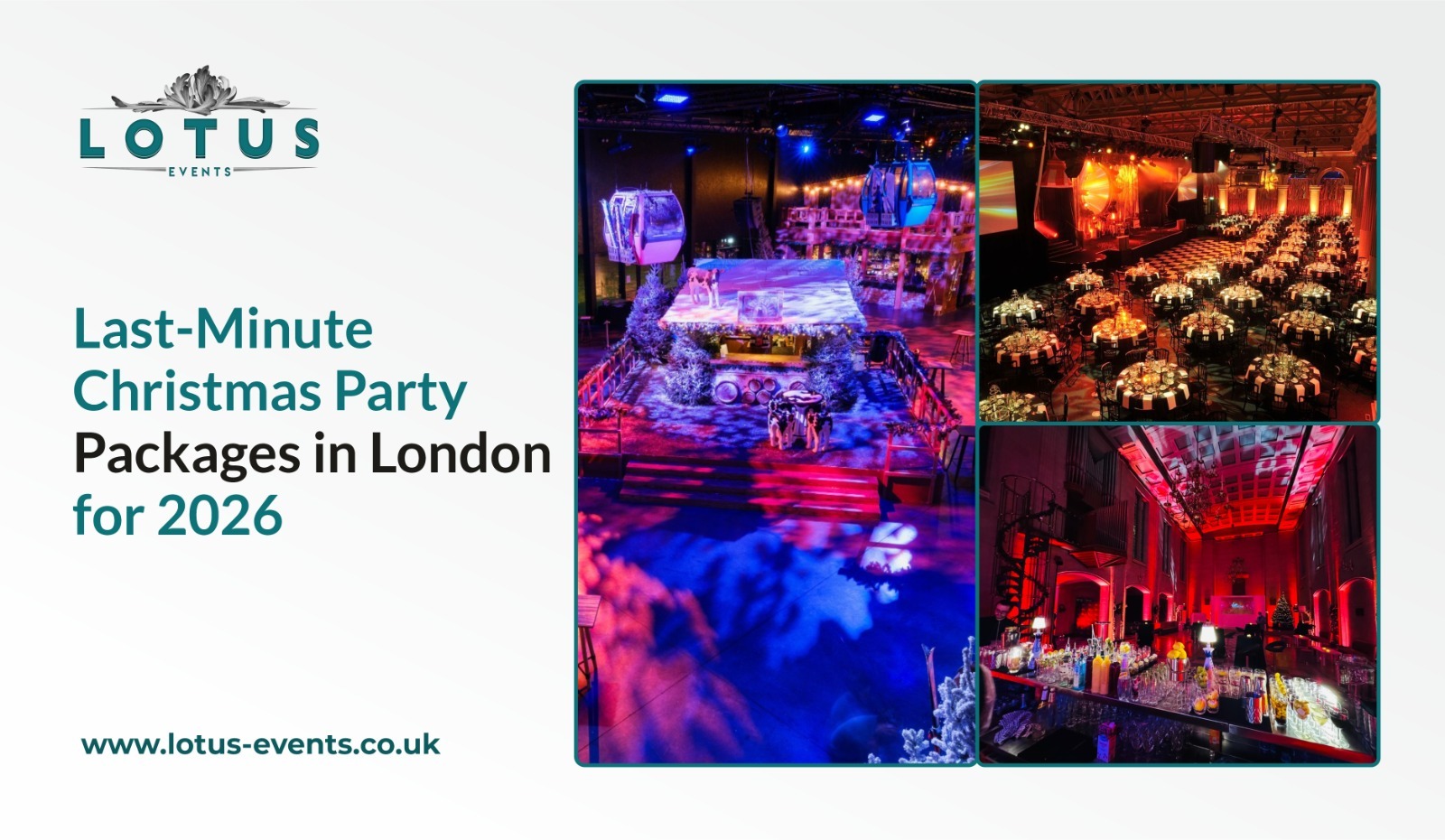 Christmas Party Packages in London for 2026