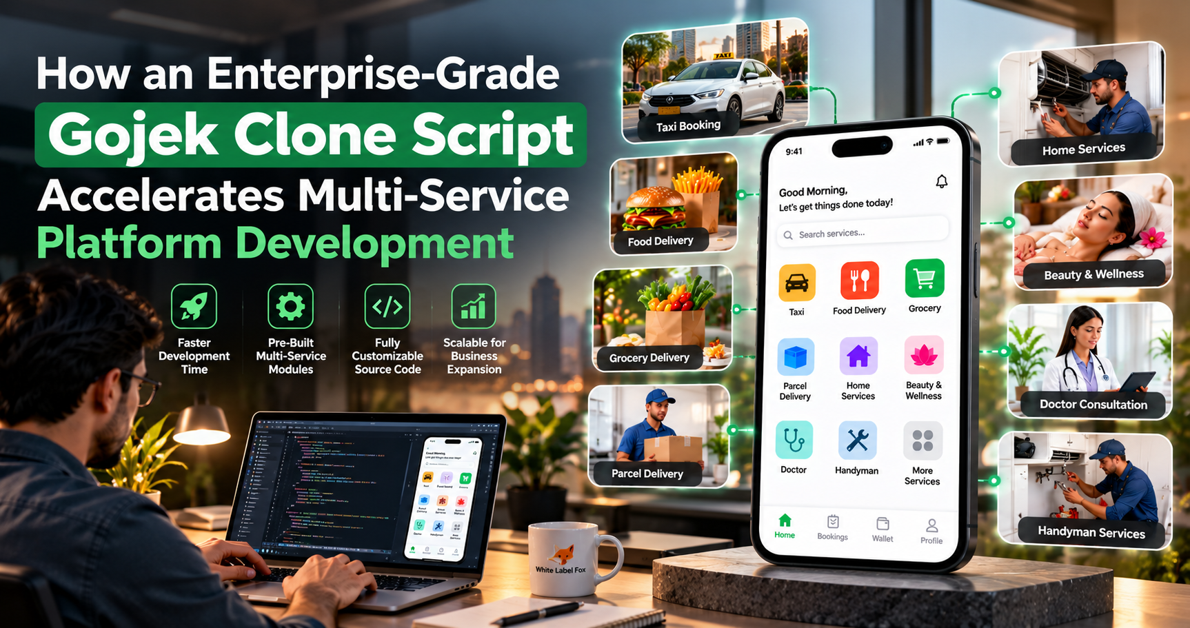 How an Enterprise-Grade Gojek Clone Script Accelerates Multi-Service Platform Development