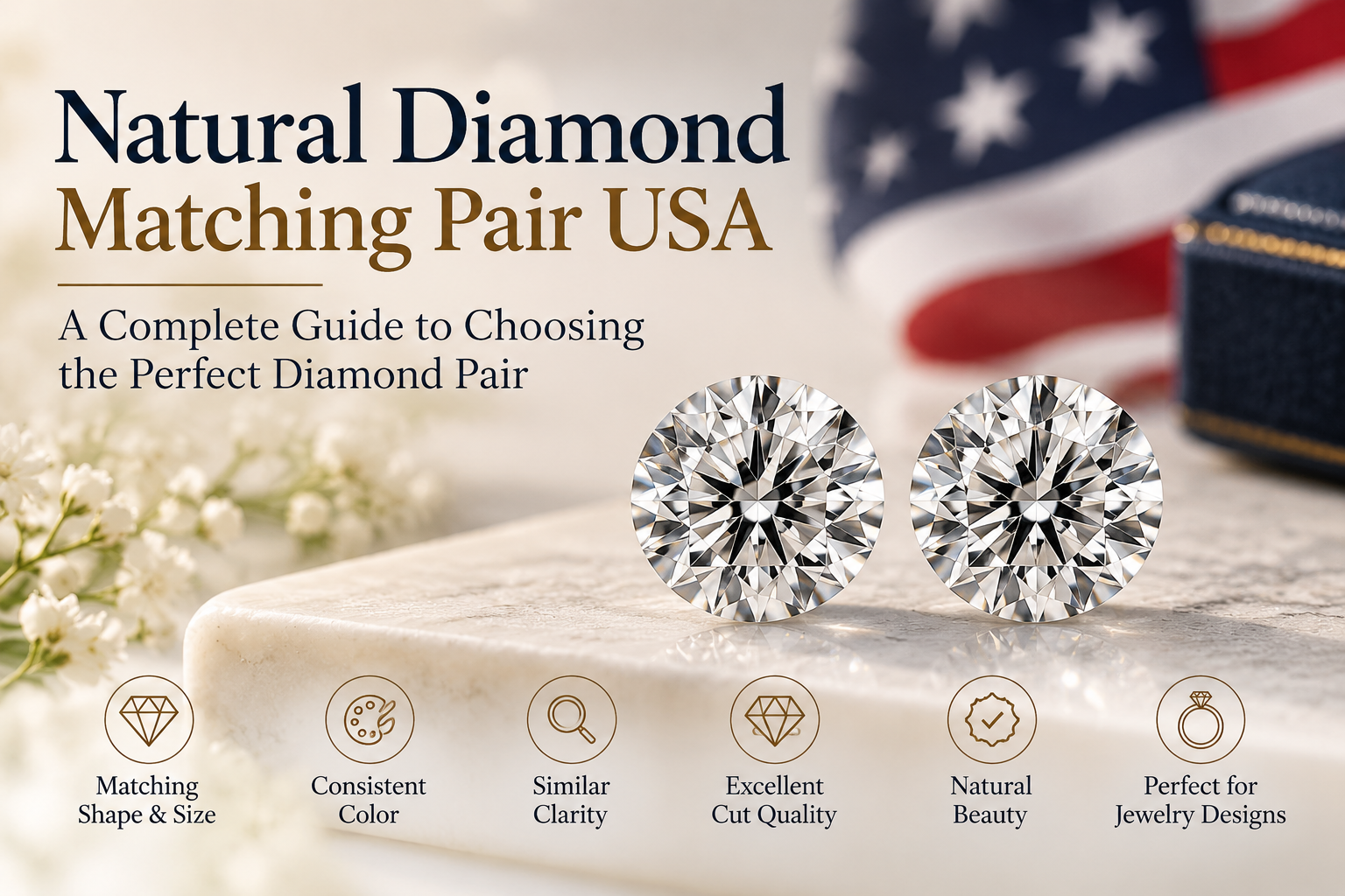 Natural Diamond Matching Pair USA: A Guide to Choosing the Perfect Diamond Pair