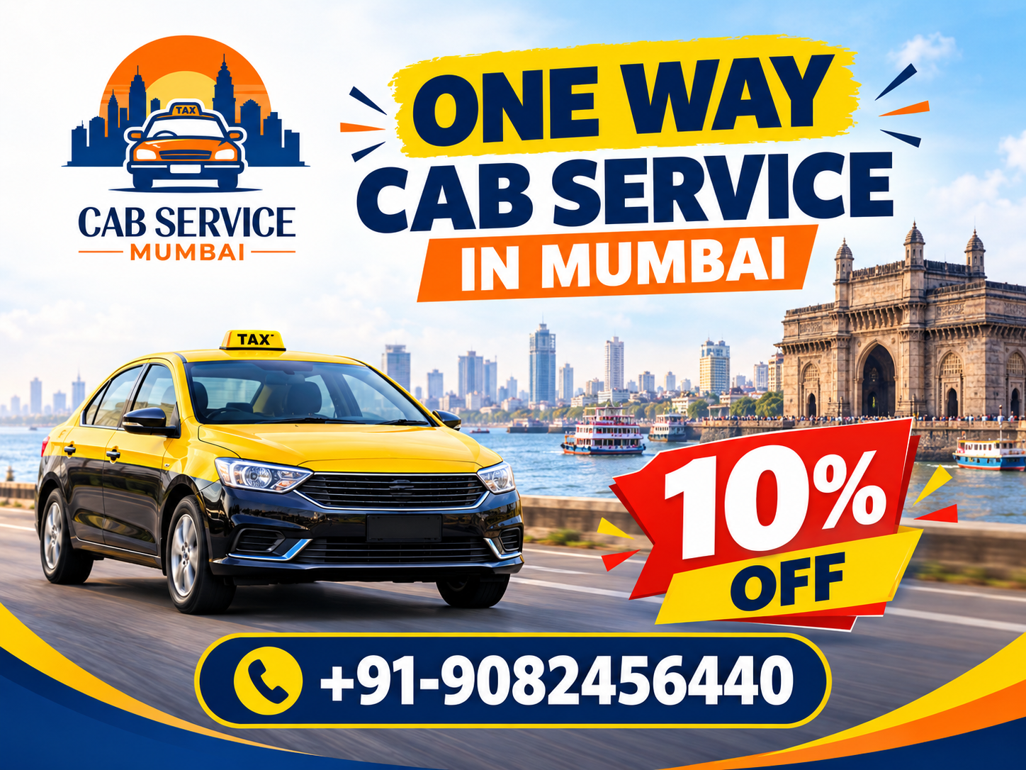 One Way Cab Service In Mumbai – Comfortable, Affordable & Hassle-Free Intercity Travel