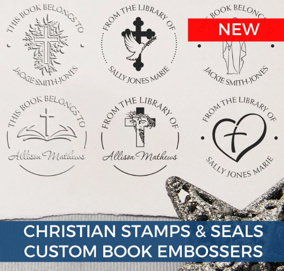 Book & Library Stamps