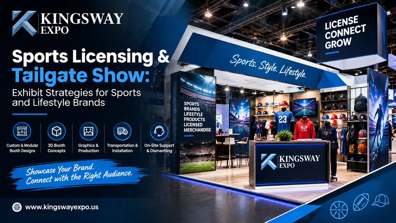 Sports Licensing & Tailgate Show Exhibit Strategies for Sports and Lifestyle Brands