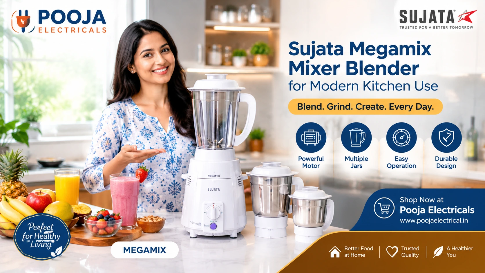 Sujata Megamix Mixer Blender