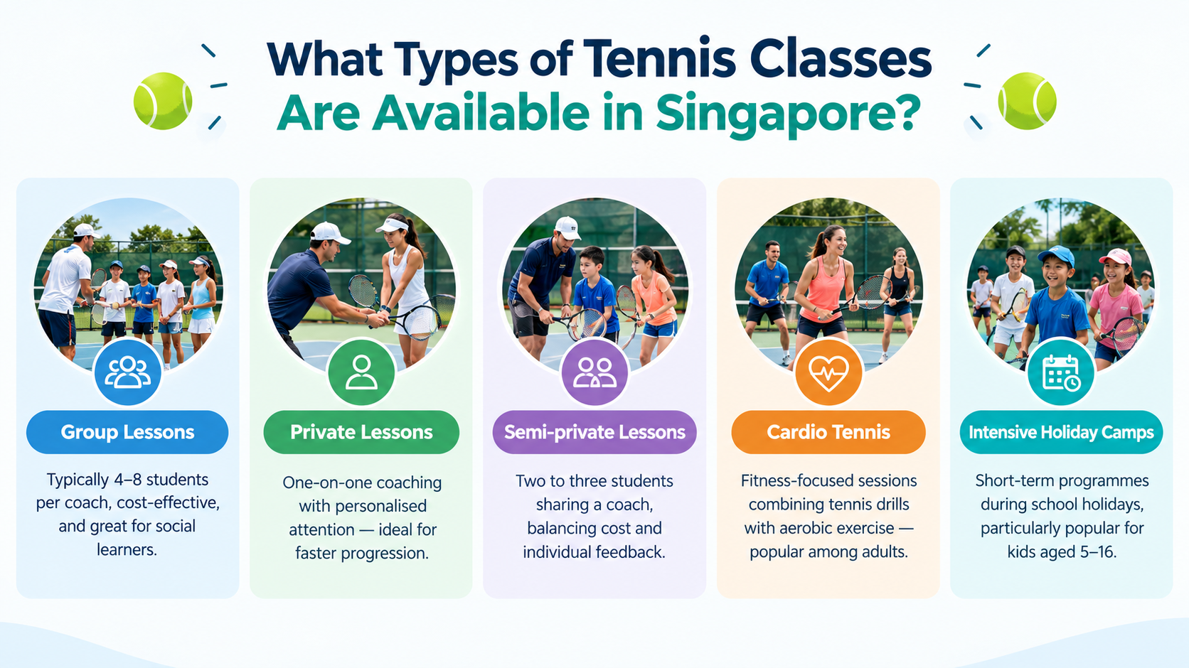 tennis classes in Singapore