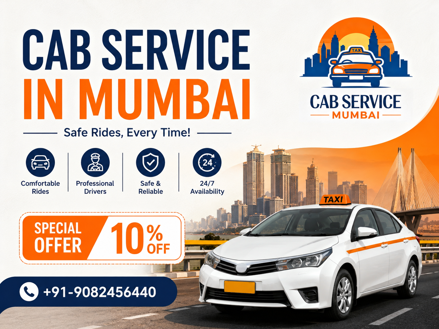 Cab Service in Mumbai for Comfortable Intercity Travel