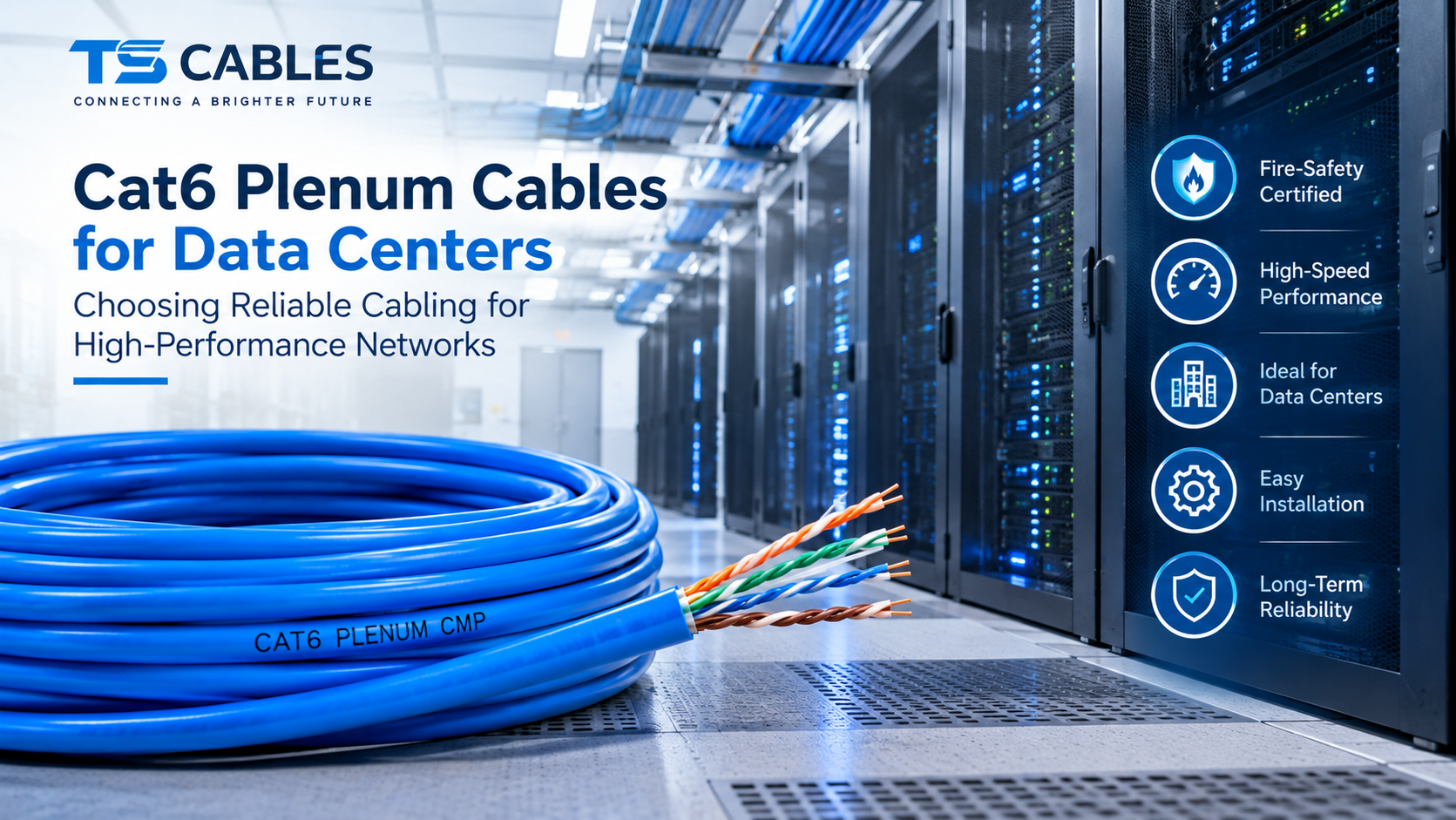 Cat6 Plenum Cables for Data Centers and High-Performance Networks