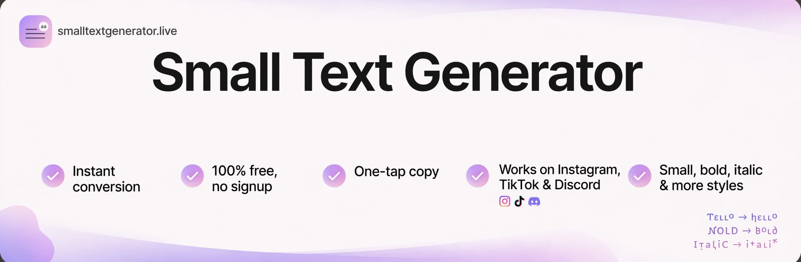 small text generator